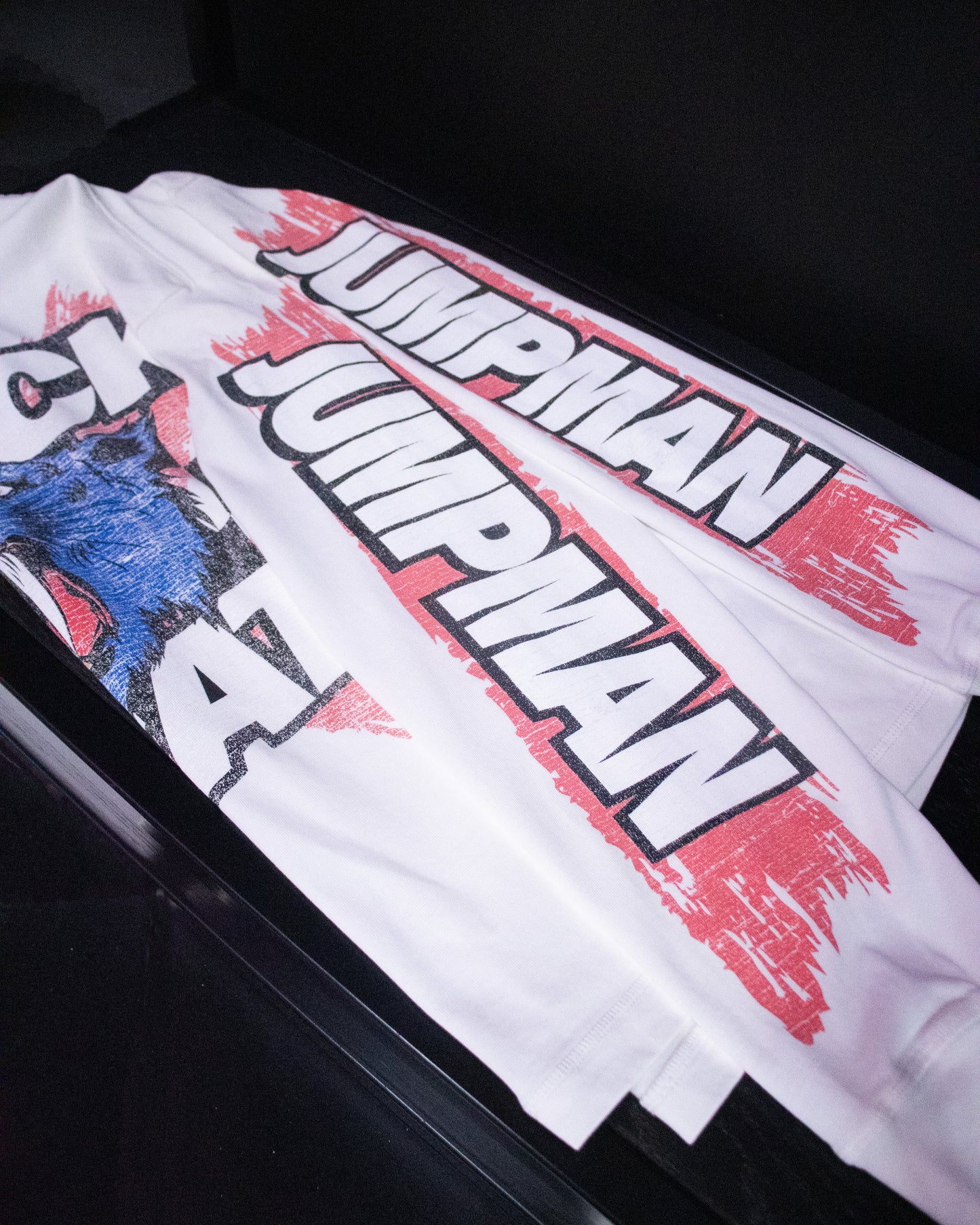 M J BLACK CAT LS TEE