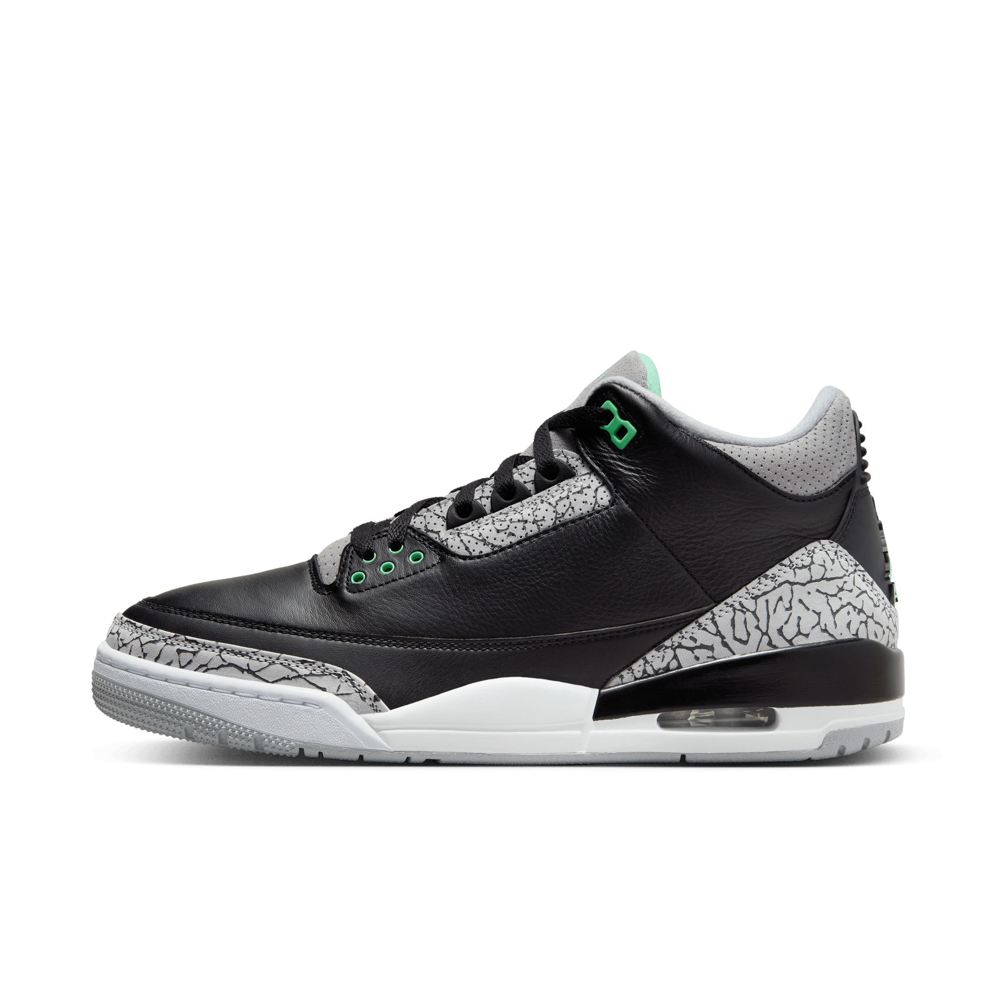 AIR JORDAN 3 RETRO GREEN GLOW 99 Problems