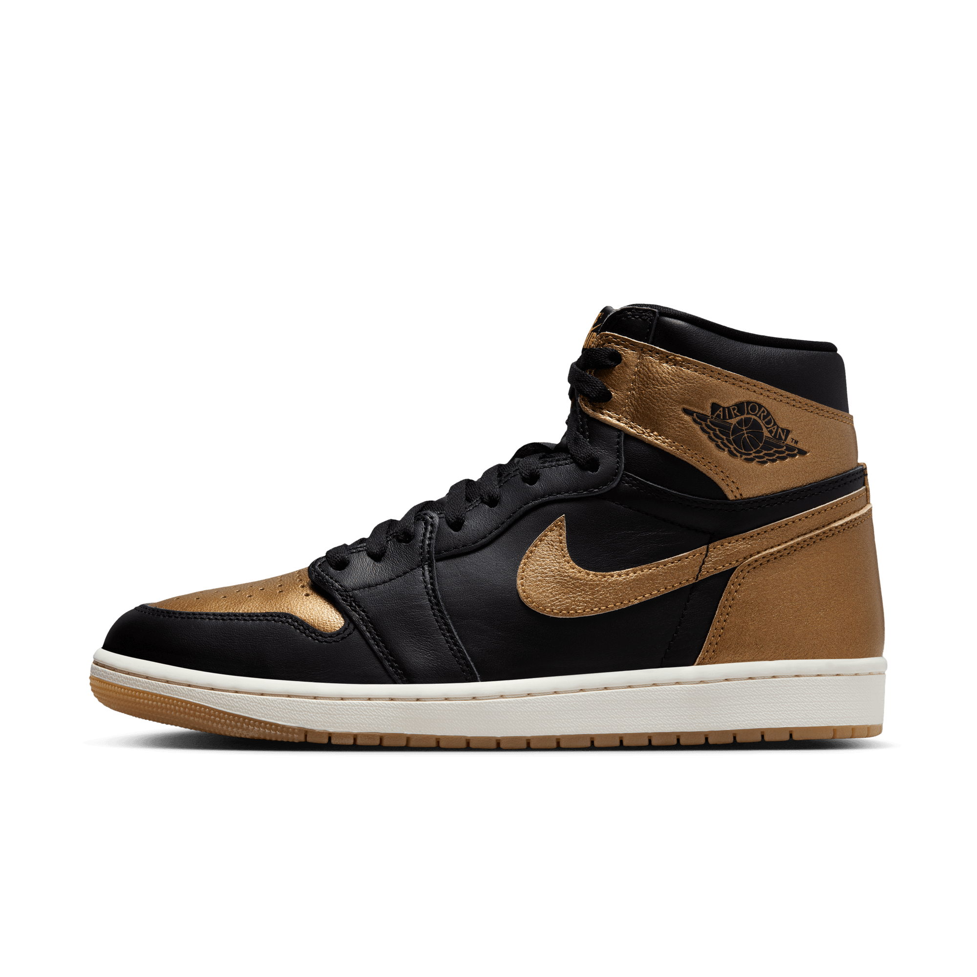 Jordan 1 Retro High OG Black Metallic Gold