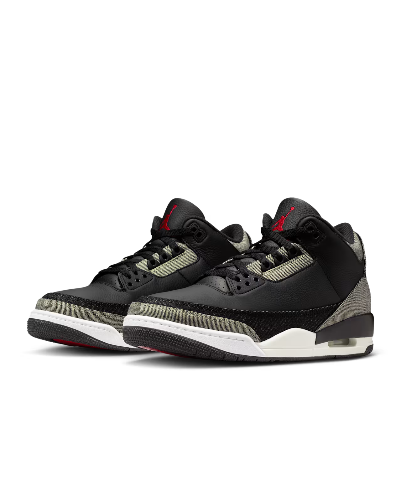 AIR JORDAN 3 X LEVI'S¨ - "BLACK AND WHITE"
