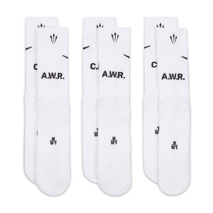 U SNKRSOX CREW 3PR-160 NOCTA
