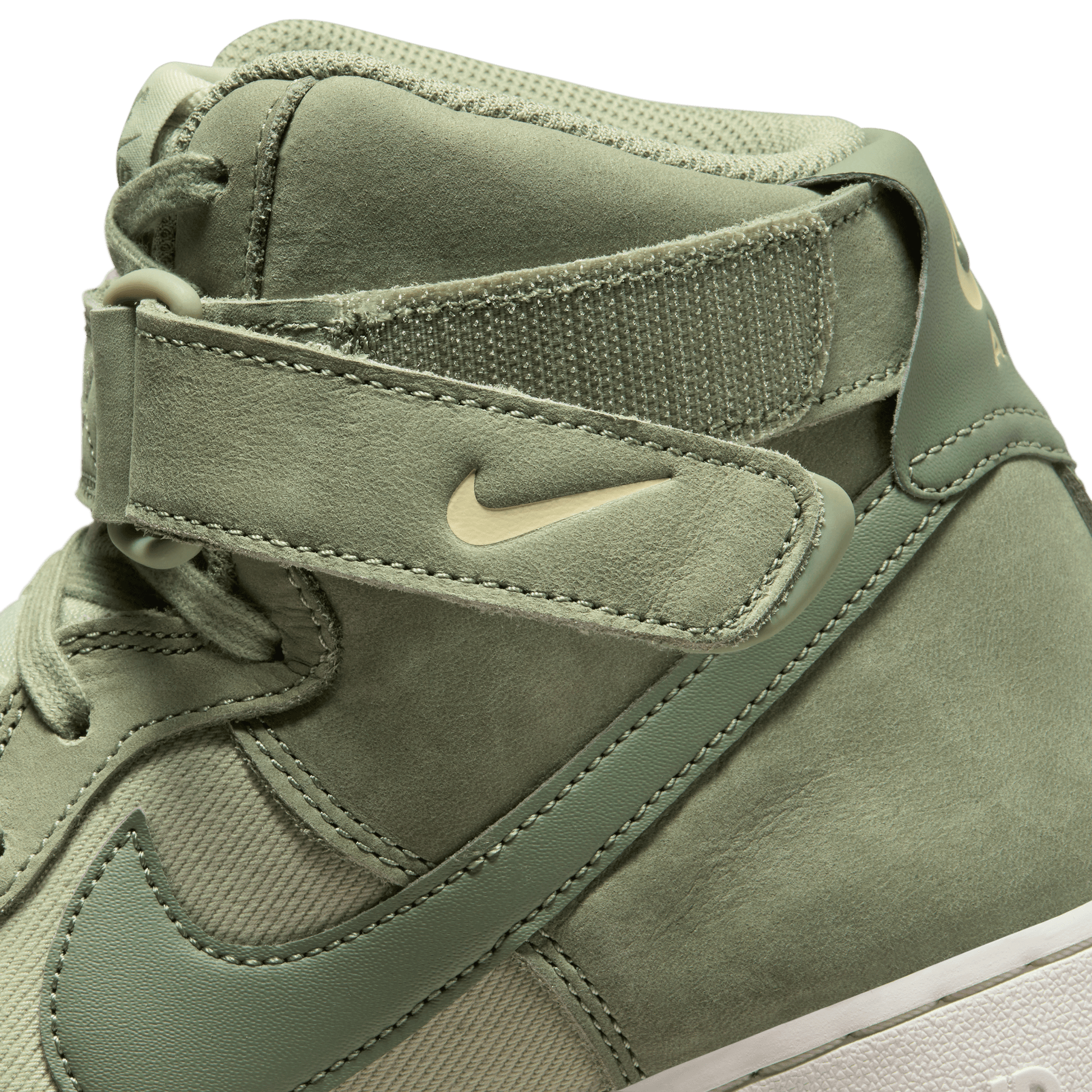 Green nike air cheap force ones high tops