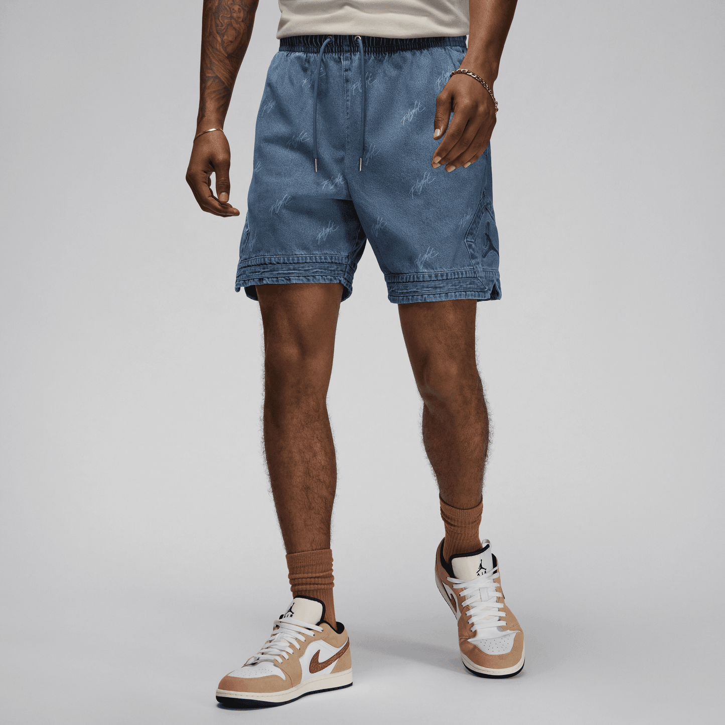 M J AIR JDN DENIM AOP SHORT