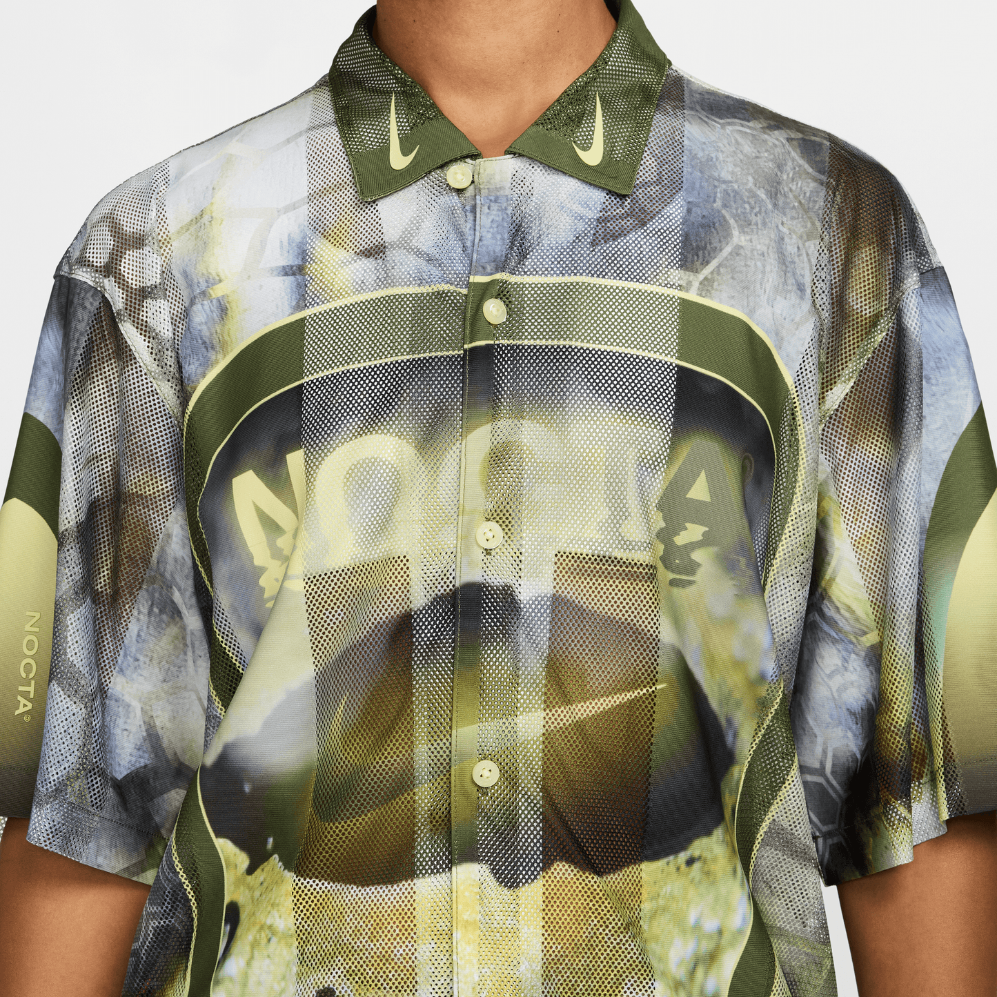 NOCTA OPAL - MEN'S BUTTON-DOWN SHORT-SLEEVE TOP