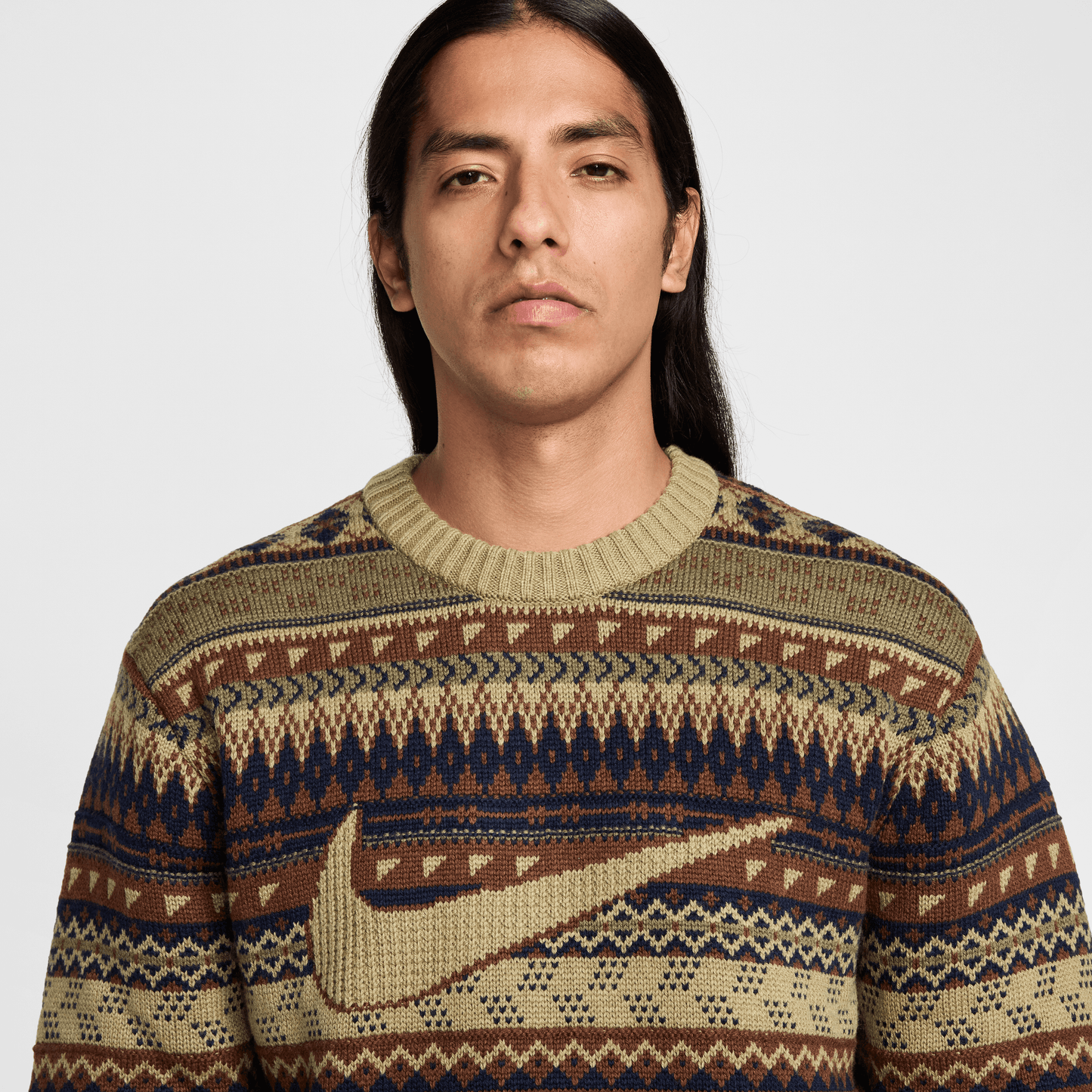 M NL FAIR ISLE CREW SWEATER