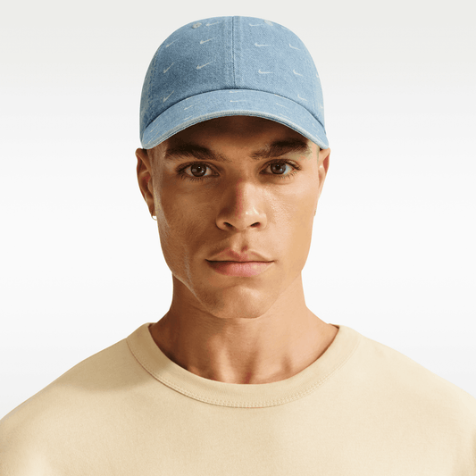 U NK CLUB CAP U CB DENIM AOP L
