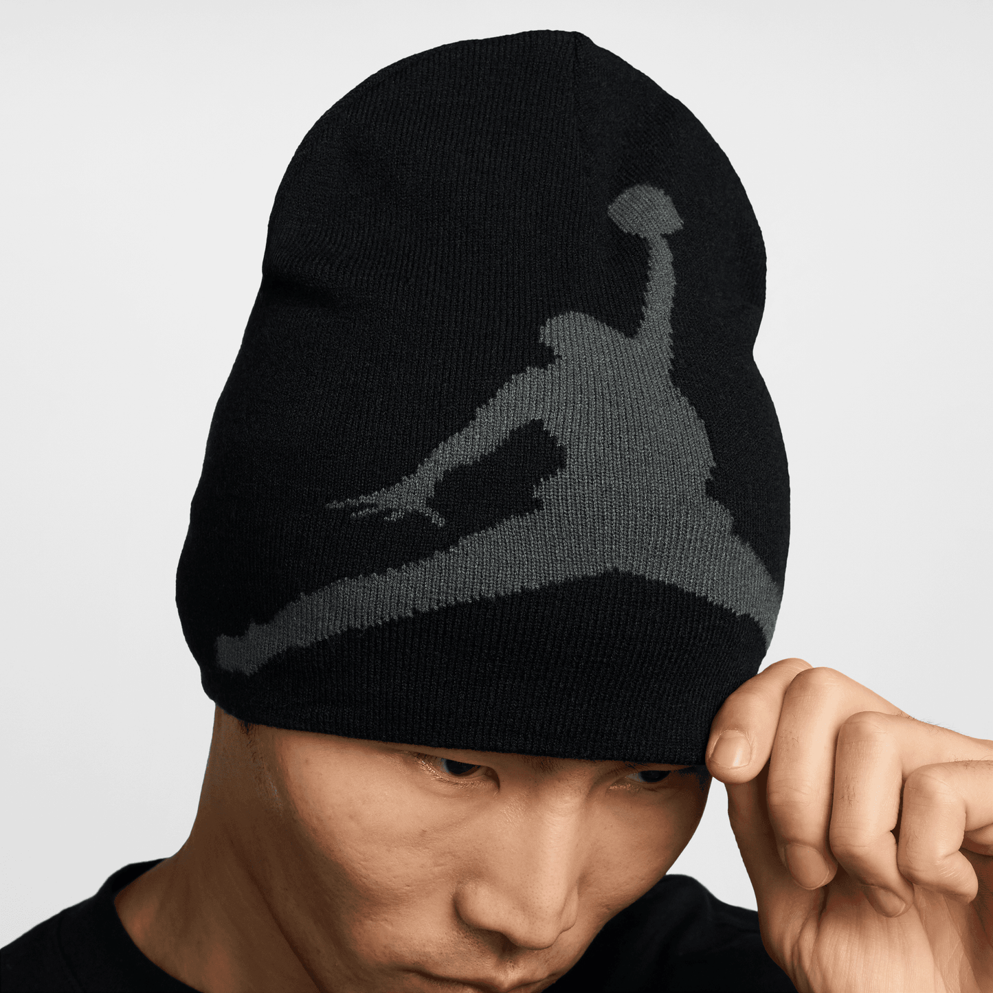 U J PEAK BEANIE BRK BL GX