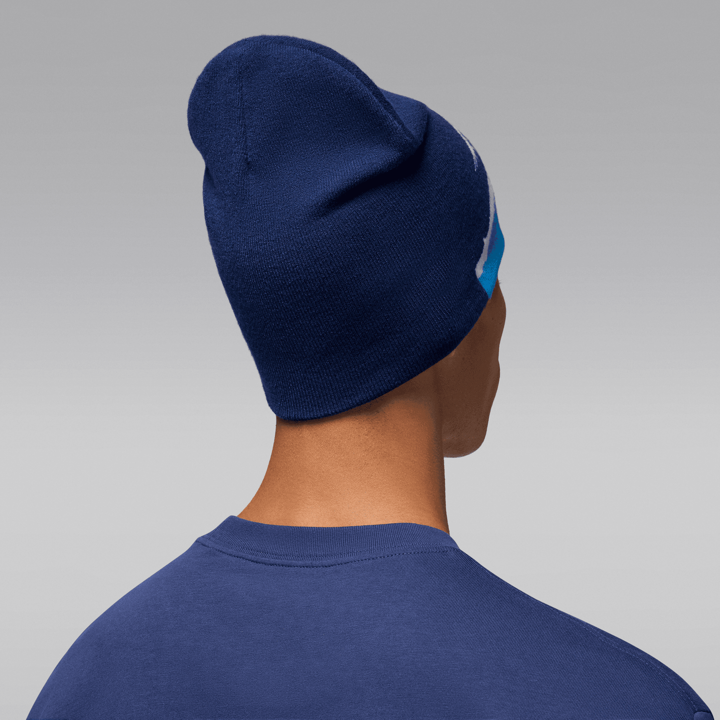 U J PEAK BEANIE BRK BL GX