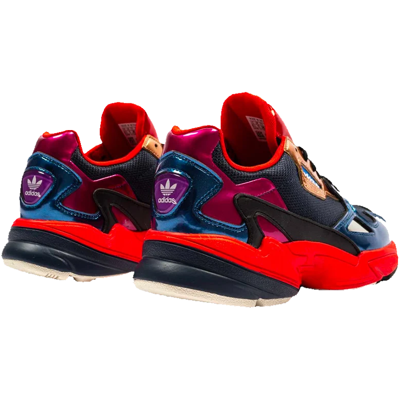 Adidas falcon rojo sales
