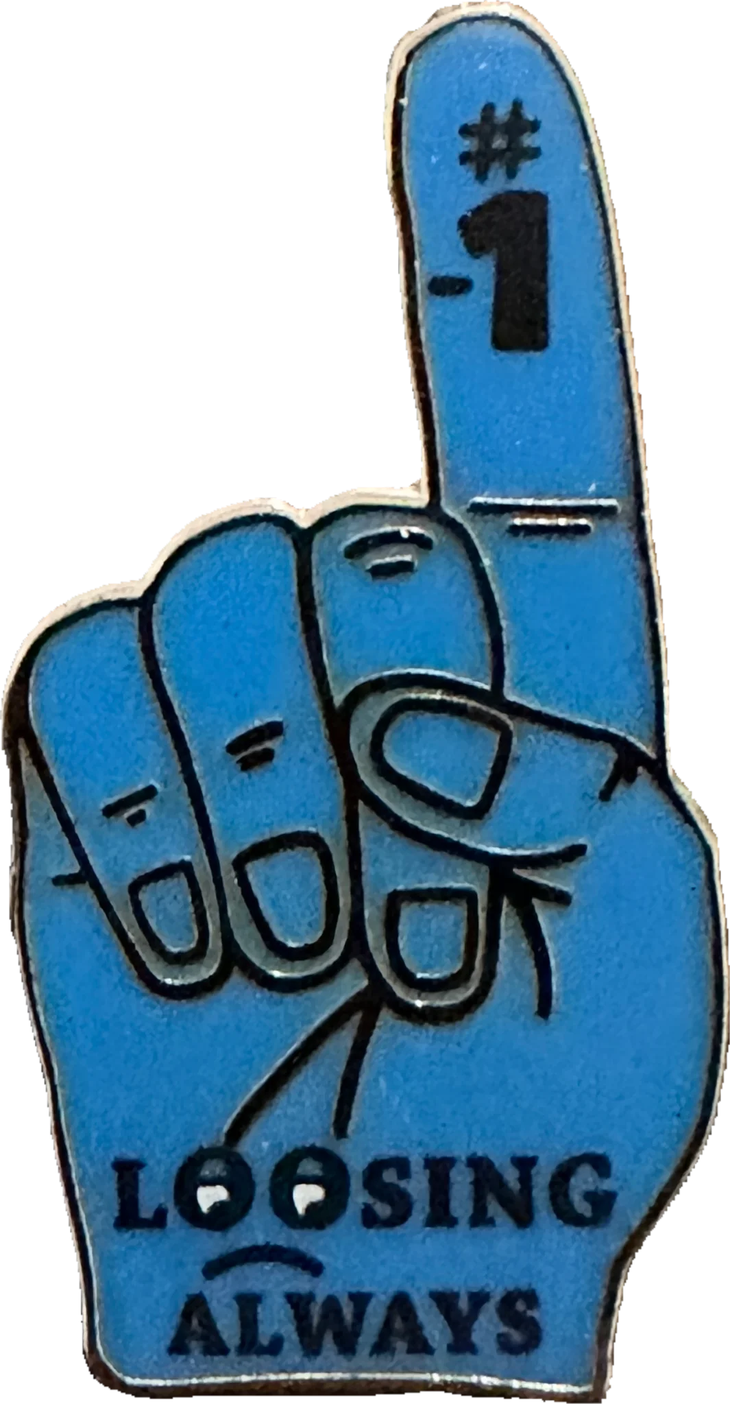 PINCHE PIN - HAND BLUE