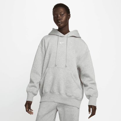 Gray nike fleece hoodie hot sale